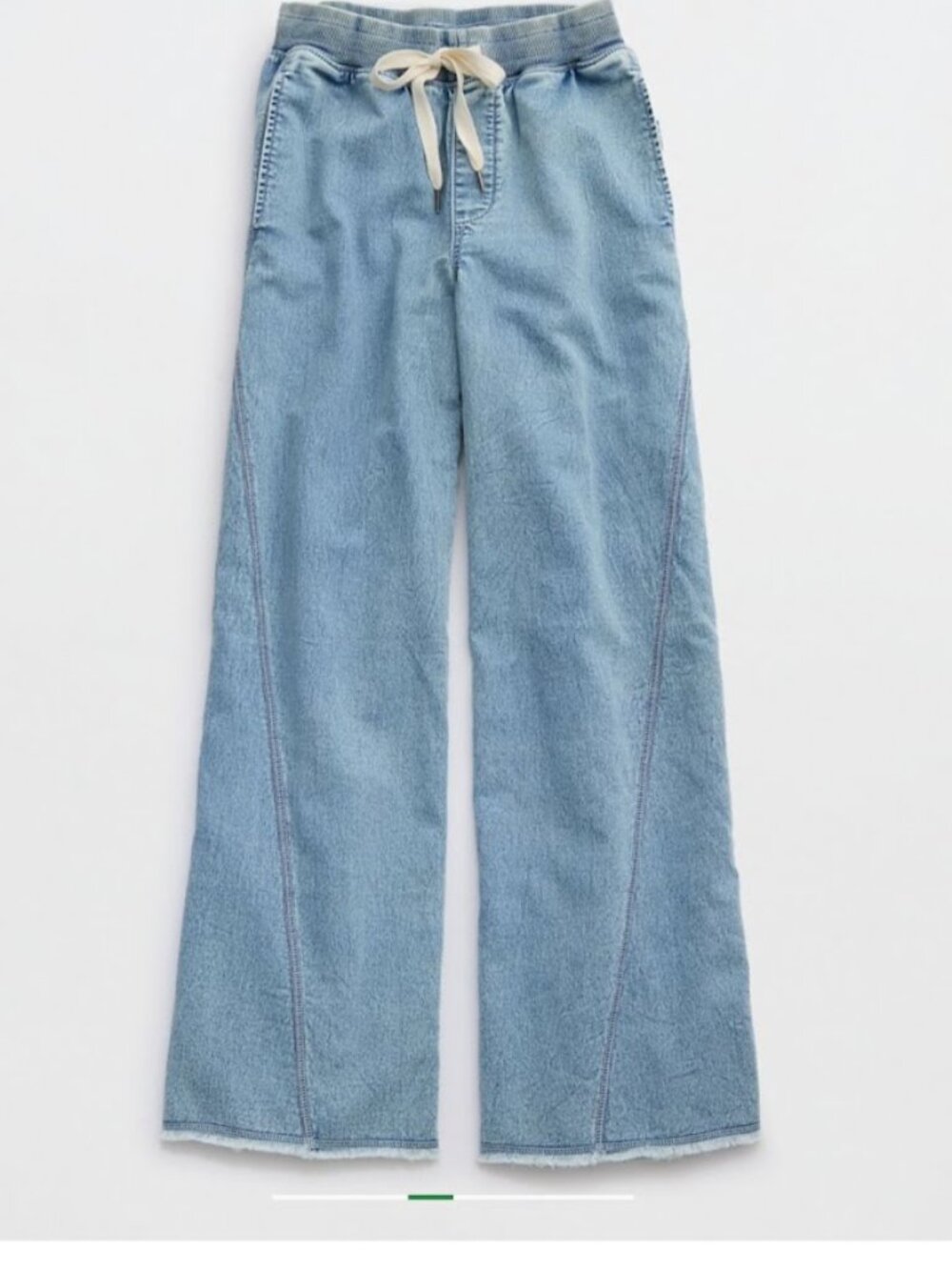 American Eagle Outfitters Indigo Wash Soft LandingTrousers